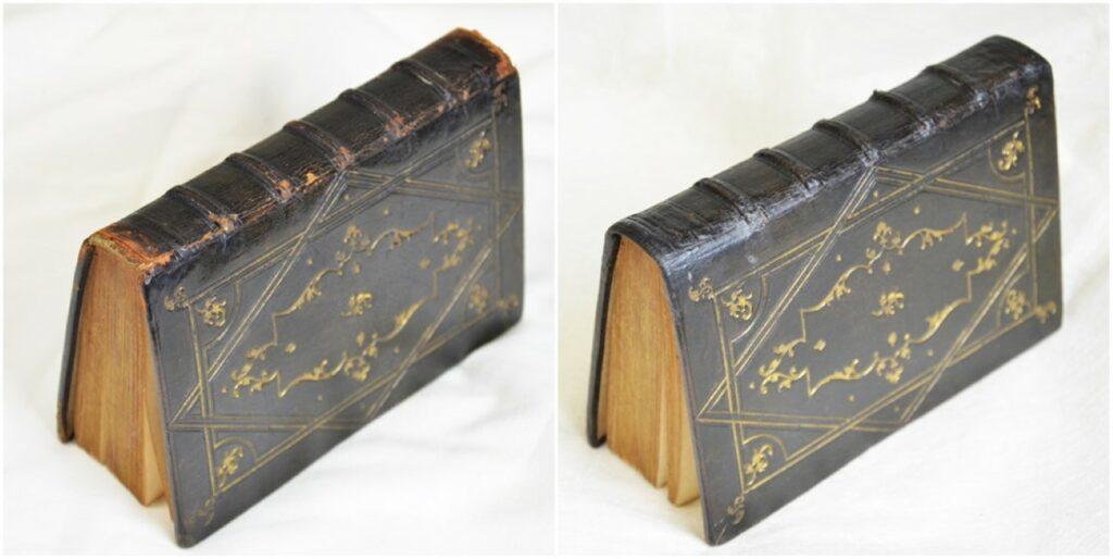 Avant / Après vue de la coiffe inférieure. Avant / Après vue de la coiffe inférieure.