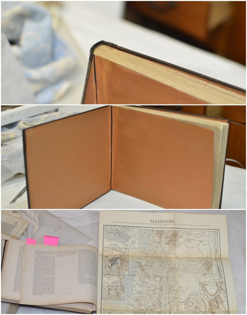 Corps d'ouvrage restauré et carte. Corps d'ouvrage restauré et carte.